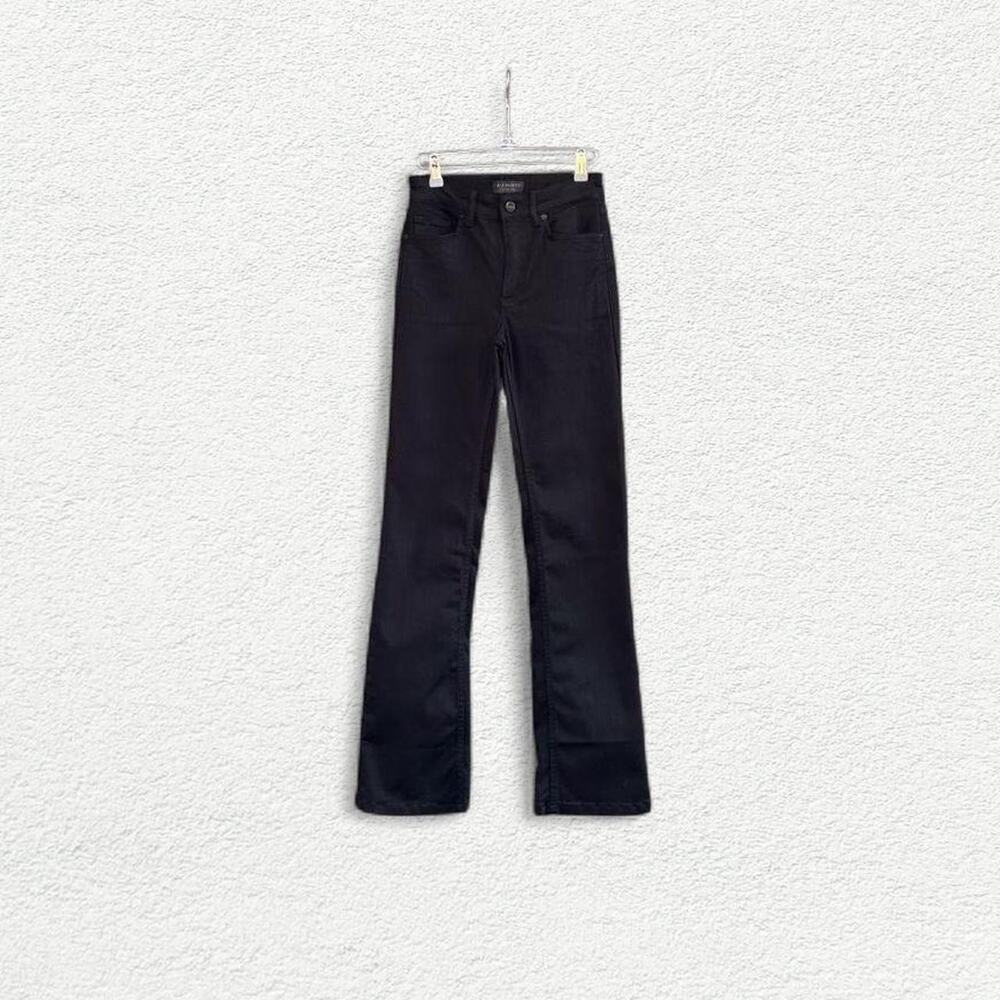 AllSaints Haldan Slim Bootcut Jeans in Black